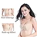 JCBABA Self Adhesive Bra,Silicone Push Up Strapless Backless Reusable Invisible Drawstring Bra Beige
