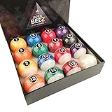 JAPER BEES Pool Balls Set Professional Pool Table Billiard Balls Regulation Size
