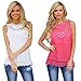 Sunward Women Summer Vest Top Sleeveless Blouse Casual Tank Tops