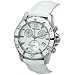 LADIES 36MM WENGER 70748 WHITE MOP DIAL CERAMIC BEZEL CHRONOGRAPH WATCH