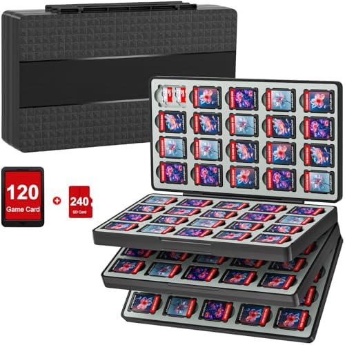 Amazon.com: QuoLumPIA 120 Game Case for Nintendo Switch 2/OLED