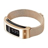 Garmin Vivofit Metal Case Bands - C2DJOY(18K Rose Gold) Replacement Milanese Band with Case for Garmin Vivofit /Vivofit 2, Rose Gold (4.8-6.8inch)
