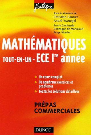 Mathématiques, ECE 1re année