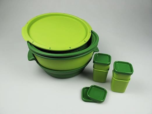 Tupperware I101 Micro Gourmet + 4 x moldes de colour verde ...