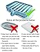 EUICAE Soap Dish Bar Soap Holder Soap Dishes Tray Saver Case Box for Shower Bathroom Kitchen Dish Drainer Drying Rack Pack of 3 + 3 Slip Resistant Anti-Slip Pads