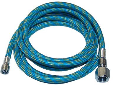 Premium-quality 6-ft braided airbrush air hose 1/8"…