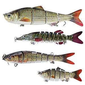 Croch Kit Leurres De Pêche, Artificiels Segments Multiarticulés Leurre Pêche 10-15cm / 19-35g