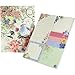 Punch Studio Sticky Pad Portfolio - Pink Blossom Birds 43010