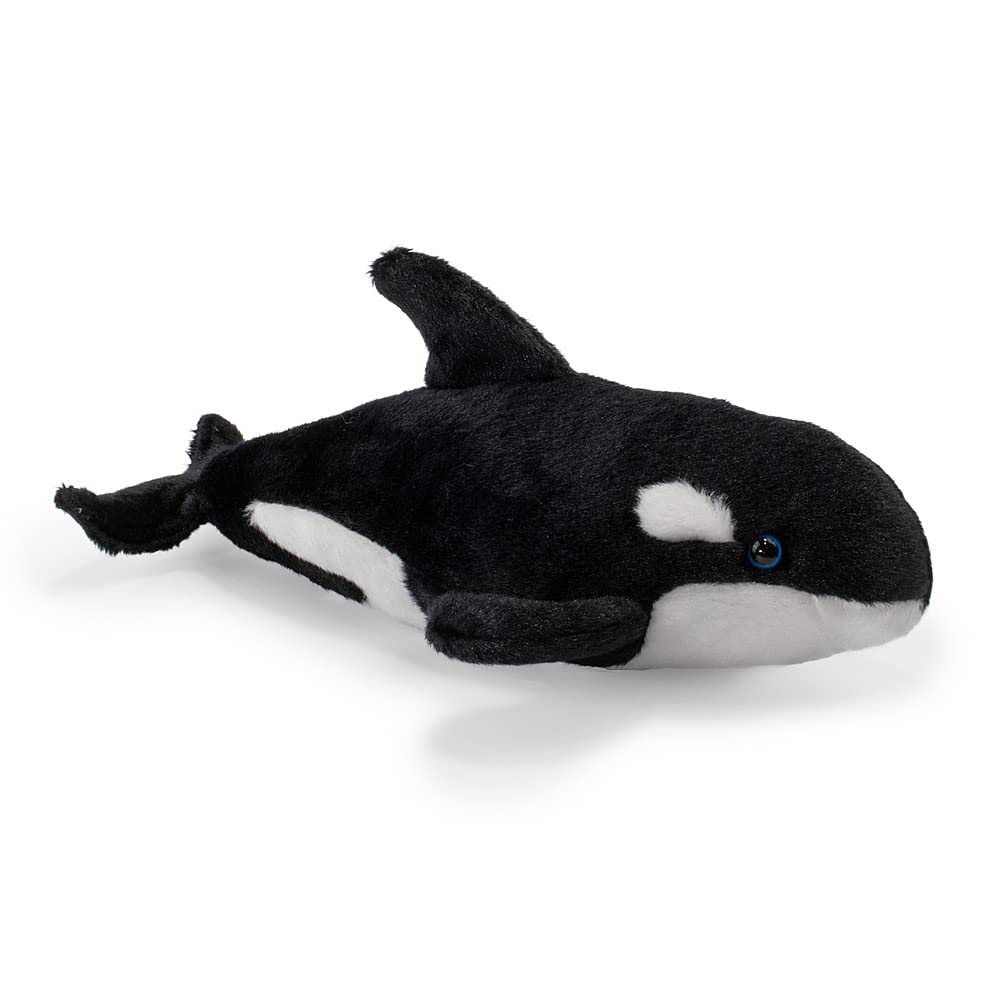 Zappi Co Plush Children's Stuffed Soft Cuddly Plush Toy-Part of Safari Animals Collection, Perfect for Kids (23cm Length) (Orca Whale) — image 1
