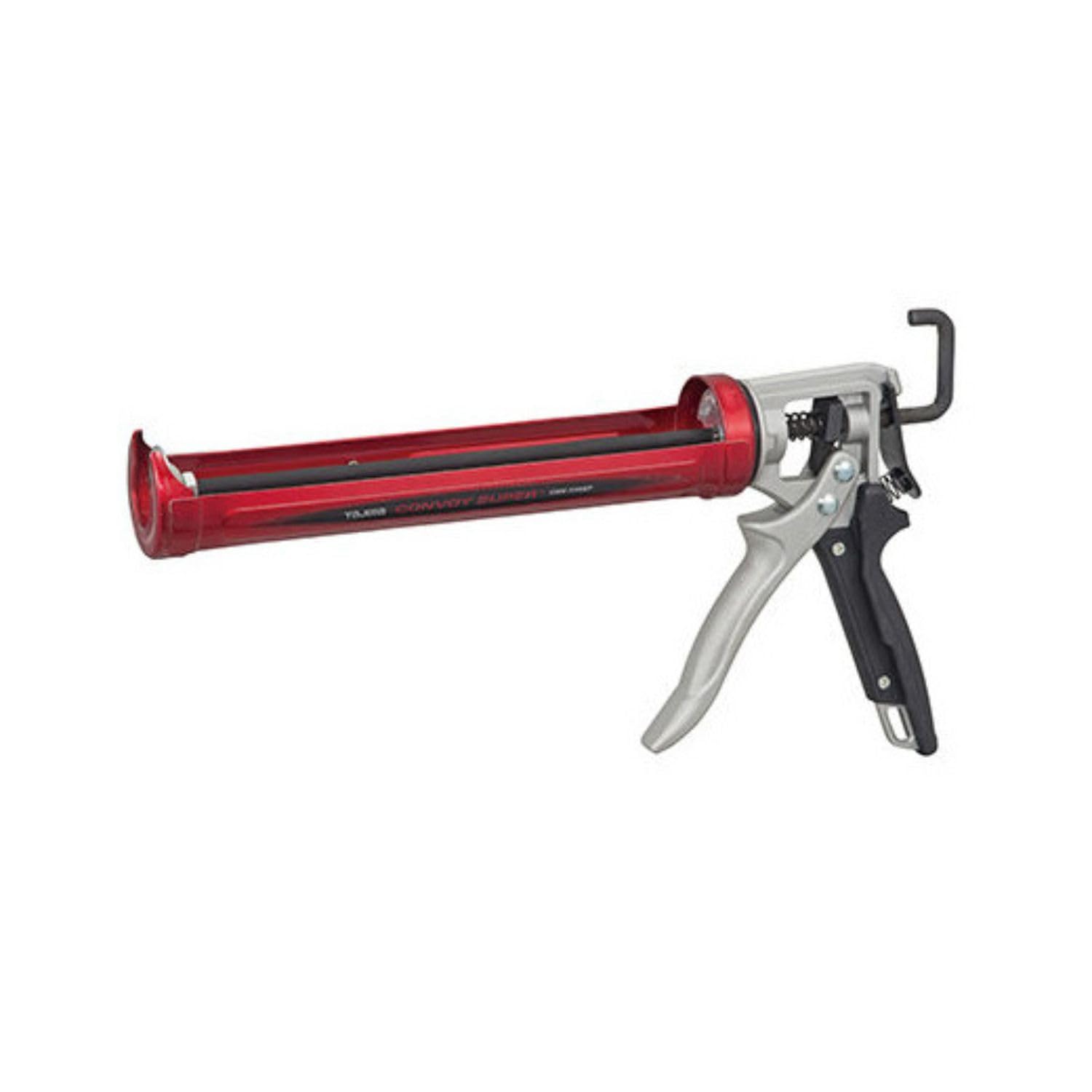 Photo 1 of TAJIMA Caulk Gun - 1/10 Gallon (10 oz) Convoy Super Caulking Tool with Rotating Cradle & Auto Flow Stop - CNV-100SP