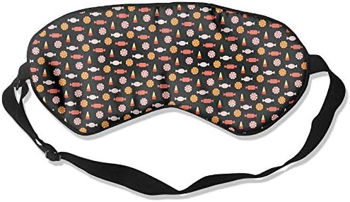 100% Double-sided Silk Super-Smooth Eye Mask Happy Halloween Eyes Colorful Adjustable Blindfold Sleep Masks Adult & Kids
