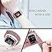 WEFU Compatible with Apple Watch Band 38mm 42mm with Case, Stainless Steel Mesh Milanese Loop with Adjustable Magnetic Closure Replacement for iWatch Band Compatible with Apple Watch Series 3 2 1