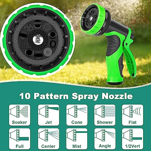 Expanding Garden Hose 75 ft - Expandable Garden Hose Leak-Proof with 3 -Layer Latex Core - 2026 Version/New Patented,Lightweight, Durable, No-Kink Flexible Retractable Water Hose
