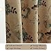 H.VERSAILTEX Vintage Rustic Style Printed Design Room Darkening Blackout Curtain Panels with Antique Grommet Top, Set of 1 Panel, W40 x L63 inch - Brown and Blue Pattern