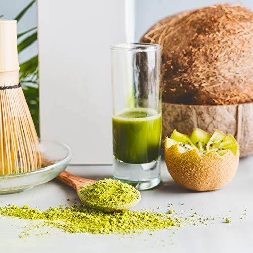 Yoshi Japanese Matcha Green Tea Powder - 454 g (1 lb) | Vegan, Unsweetened & Sugar Free, Premium Quality For Baking, Smoothies, Weight Loss