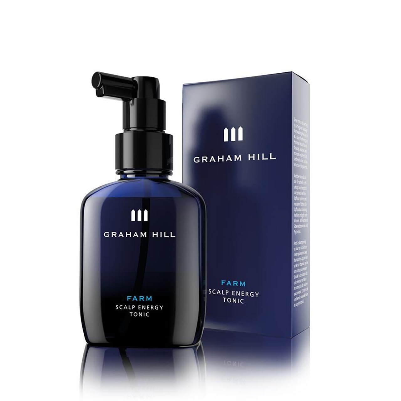 GRAHAM HILL Farm Hair Tonic for Men - Cleansing and Vitalising Scalp Energy Tonic (100ml) - Easy to Use, Durable Design, Value for Money - Premium Hair Tonic & Scalp Tonic for Men