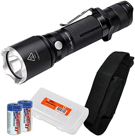 Lumen Tactical Fenix TK15UE (TK15) Ultimate Edition 1000 LED Flashlight w/ 2X CR123A Batteries and LumenTac Battery…
