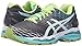 ASICS Women's Gel-Nimbus 18 Running Shoe, Titanium/White/Turquoise, 11 M US