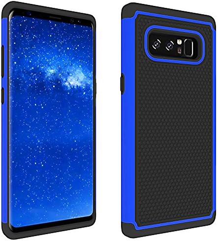 Samsung Galaxy Note 8 Case, KinPond [2 in 1] Scratch Resistant Premium Heavy Duty Hybrid Dual Layer Armor Defender Protective Case Cover for Galaxy Note 8 (2017) (Blue)