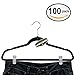 100 Pack of Mighty Gadget (R) Gray Plastic Hangers Clips