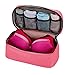 Packing Organizer Bra Underwear Storage Bag Travel Lingerie Pouch Toiletry Organizer (Pink Large)