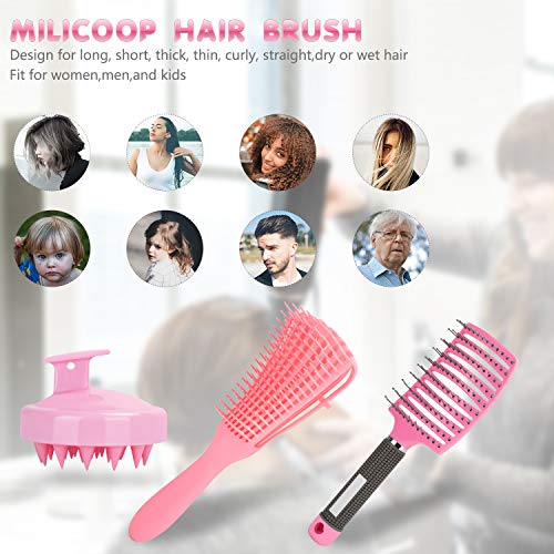 Detangling Brush Wet Brush Curly Hair Brush Scalp Massager Shampoo