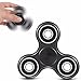Hand Spinner Fidget Toys EDC ADHD Focus Best Stress Reducer Ultra-durable High Speed Small Bearing Relieve Anxiety,Boredom,ADD,Autism and Gift for Killing Time,Kids,Adult,At Work,Home,School-Black