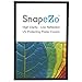 SnapeZo Poster Frame 18x24 Inches, Black 1 Inch Aluminum Profile, Front-Loading Snap Frame, Wall Mounting, Sleek Series