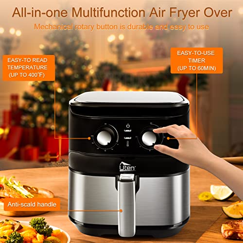 Air Fryer 5.8Qt/5.5L Uten Electric Airfryer with Temperature Control