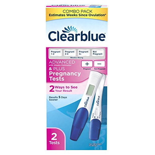 Clearblue Digital + Visual Pregnancy Test 2 Count 2 Count Health