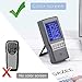 Air Quality Monitor Indoor, Yvelines Test CO2/Formaldehyde/TVOC/PM2.5/PM10, Multifunctional Air Quality Tester for Home Office Indoor (Grey)