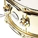 DW Collector's Series Metal Snare Drum - 6.5 inch x 14 inch, Polished Brass with Gold Hardware