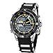 Weide Mens Chrono Black Dial Stainless Steel Swiss Quartz Watch