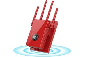 1200Mbps Dual Band (5GHz/2.4GHz) WiFi Extender Signal Booster,WiFi Repeater Covers Up to 12880Sq.ft and 60 Devices,Internet B