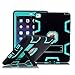 iPad Mini Case, iPad Mini 2 Case, iPad Mini 3 Case, Rugged Kickstand Series - Shockproof Heavy Duty Hybrid Three Layer Armor Defender Kids Child Proof Case Cover - Black Pink