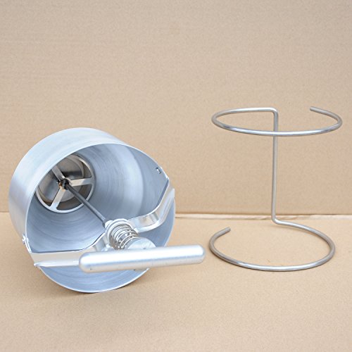 Wotefusi Manual Donut Depositor Doughnut Maker Dropper Plunger Dough Batter Dispenser Hopper with Stand for Home
