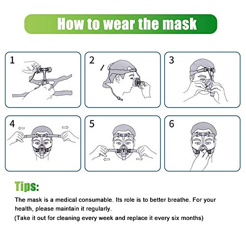 Sleep Mask Face Mask with Adjustable Headgear