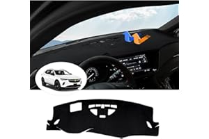 Autorder Dashboard Cover Mat for 2021-2023 Buick Envision Accessories Dash Cover Flannel Dash Mat Sunshade Glare UV Rays Protector (Left Hand Drive with HUD)