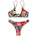Mlide Womens Bikini Swimsuits Two Piece Bathing Suit Boho Printed Sexy Brazilian Bikini Triangle Swimwear Set Orangethumb 1