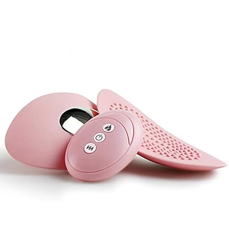 Elektrischer Brustmassagegerät mit Drahtlose Fernbedienung Heizung Unsichtbare Silikon-BH-Brust Vergrößern Sex-Maschine für F