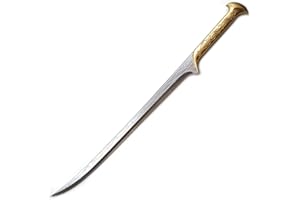 OTAKUMOD 37.5" Fantasy Medieval Elven Foam Sword Saber. for Collection, Gift and Cosplay Silver