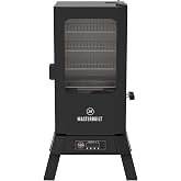 Masterbuilt&reg;710 WiFi Digital Smoker, Vertical Design, 711 Cooking Sq. Inches, 4 Chrome Coated Smoking Racks, Wood Chip Loader, Electric Fuel Source to Plug in and Start Cooking, Black Model MB20070924