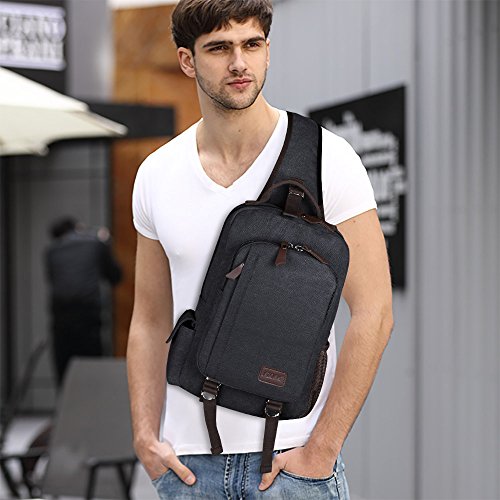 SZONE Sling Bag for Men Chest Shoulder Gym Backpack Sack Satchel