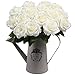 AmyHomie 15pcs Artificial Silk Roses Flowers Bouquet Home Wedding Decoration for Bridal Wedding Bouquet,Birthday Bunch Hotel Party Garden Floral Decor