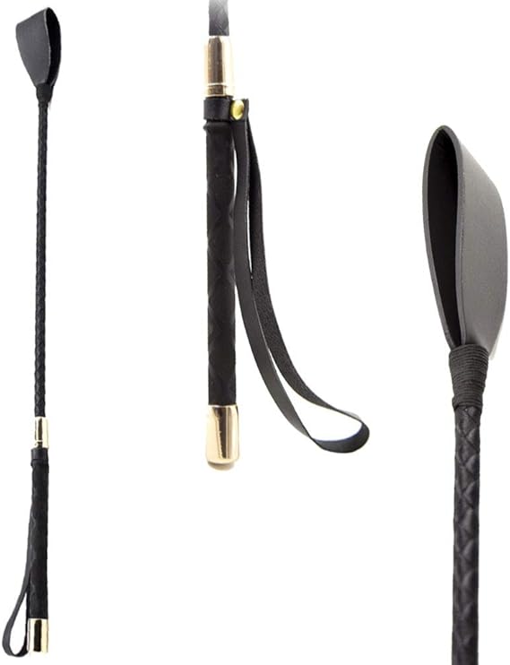 18" Riding Crop for Horse Whip with PU Leather Top Premium Quality