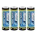 (4-Pack) HyperPS 3.2V LiFePo4 14430 (14 x 43mm) 400mAh Rechargeable Battery for Solar Panel Light, Tooth Brush, Shaver, Flashlight primary