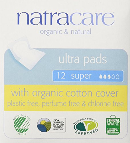 Natracare Natural Ultra Pads Organic Cotton Cover, 12 Count