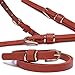 Set of 5 Women’s Skinny Leather Belt Solid Color Waist or Hips Ornament 10 Sizes (34-36, Set of 5 belts 1/2 wide)