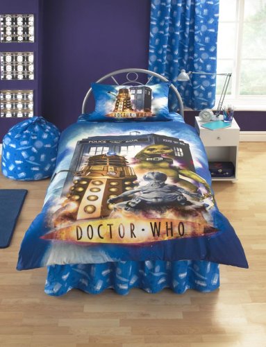 Zap Dr Who Curtains Pair 66 X 72 Inch Amazon Co Uk Kitchen Home