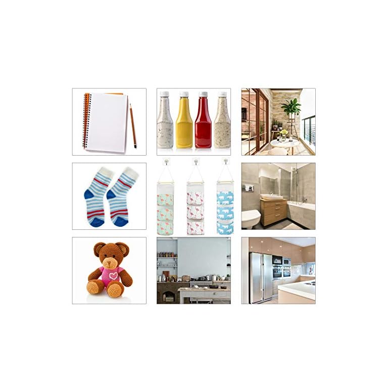 BIGKASI 3 PCS Mauer Hängend lagerung Tasche Hängetasche Wasserdicht